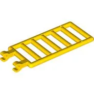Bar 7 x 3 with Double Clips (Ladder) [Round Clips] / Yellow