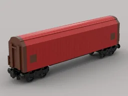 Sliding tarpaulin wagon from the German Railway