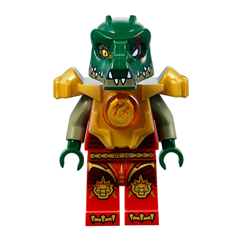 Lego Cragger with Shoulder Armor and Fire Chi