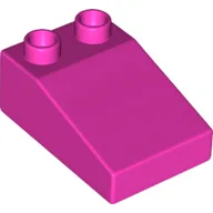 Duplo Brick 3 x 2 Slope 33° / Dark Pink