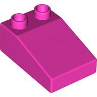 Lego Duplo Brick 3 x 2 Slope 33° / Dark Pink
