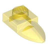 Plate Special 1 x 1 with Tooth / Trans-Yellow
