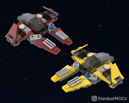 Mini Scale Jedi Interceptor