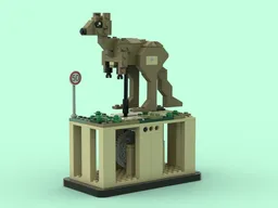 Kangaroo Kinetic Automaton