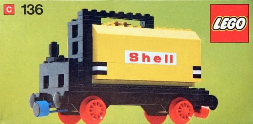 Lego Tanker Wagon (Shell)