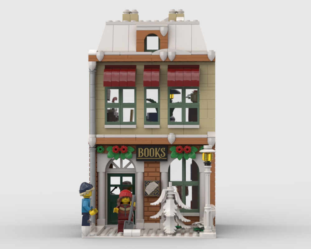 Lego Holiday Main Street Extension: The Book store