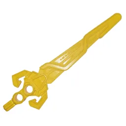 Large Figure Weapon Sword, Rascus (Series 1) / Yellow