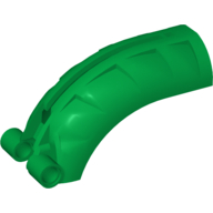 Lego Large Figure Back Cover with Groove (Rahkshi) / Pearl Green