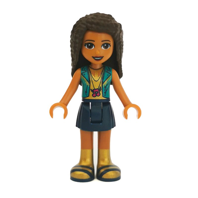 Lego Andrea - Dark Turquoise Jacket, Dark Blue Skirt