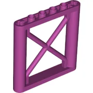 Support 1 x 6 x 5 Girder Rectangular / Magenta