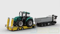 Low loader trailer