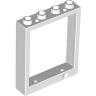 Door Frame 1 x 4 x 4, Holes (Lift) / White