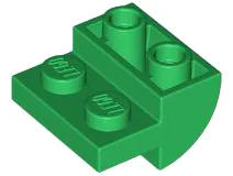 Brick Curved Inverted 2 x 2 with 1 x 2 Cutouts
