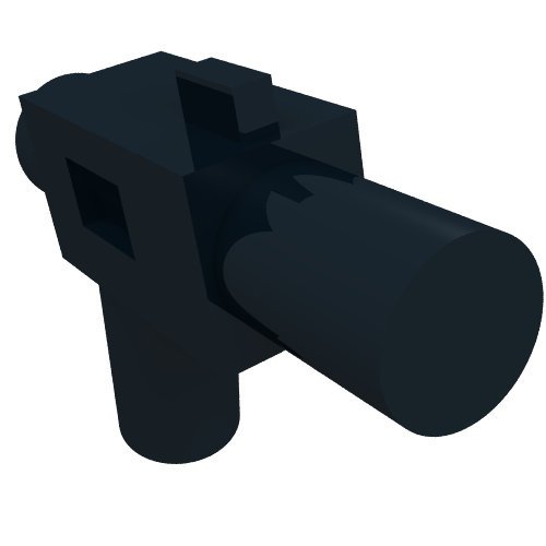 Lego Weapon Gun / Blaster Small DC-17 (Star Wars Accessory) / Black