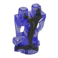 Lego Lower Body, Ghost Marbled Black / Trans-Purple