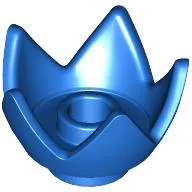 Crown / Flower / Egg Shell Half / Blue