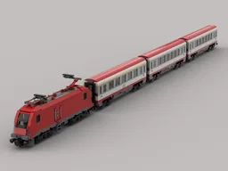 Austrian Intercity with Series 1016 Taurus locomotive