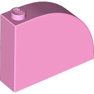 Lego Brick Curved 1 x 4 x 2 2/3 / Bright Pink