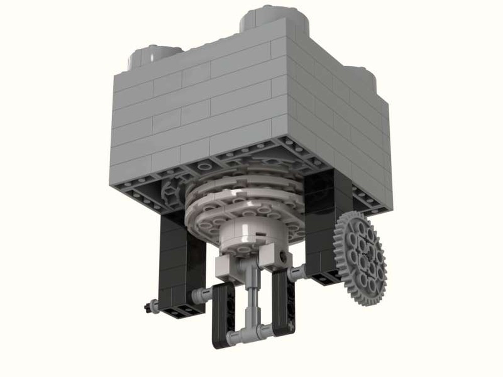 Lego Upscale Piston with Cylinder
