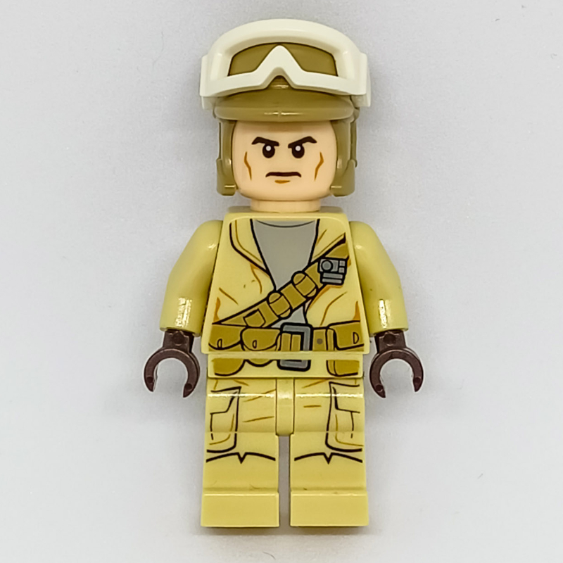 Lego Rebel Trooper, Dark Tan Helmet and White Snow Goggles