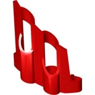Technic Panel Fairing # 1 Large Short, Large Holes, Side A / Red