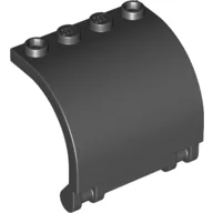 Panel 3 x 4 x 3 Curved / Black