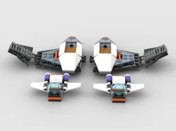 Galactic Spaceship Extra Wings & Speeders (60446 Mod)