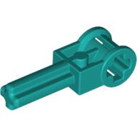Lego Technic Axle 1.5 with Perpendicular Axle Connector (Technic Pole Reverser Handle) / Dark Turquoise