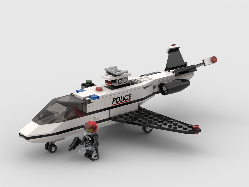 Lego 6344 - Jet Speed Justice - remake Police jet