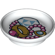 Lego Duplo Dish with Jewelry Print