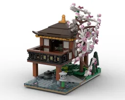 Hut with Bonsai Tree 10315