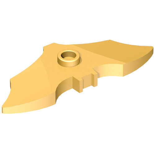 Lego Weapon Batman with Stud on Front / Pearl Gold