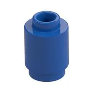 Brick Round 1 x 1 Open Stud / Royal Blue