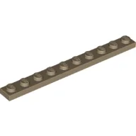 Plate 1 x 10 / Dark Tan