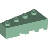 Brick Wedged, Angled 4 x 2 Left / Sand Green