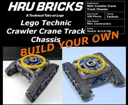MOC - Crawler Crane Track Base