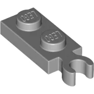 Plate Special 1 x 2 with Clip Vertical on End / Light Bluish Gray