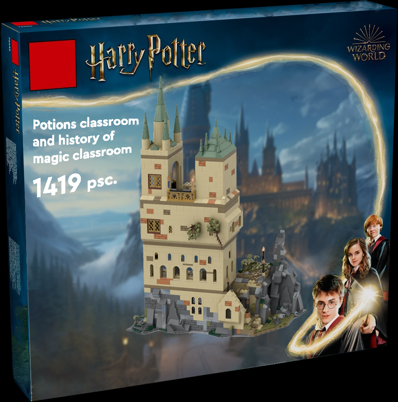 Lego potions classroom and history of magic classroom
