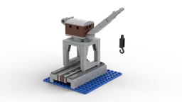 Micro Scale Dock Crane (Hit The Bricks)