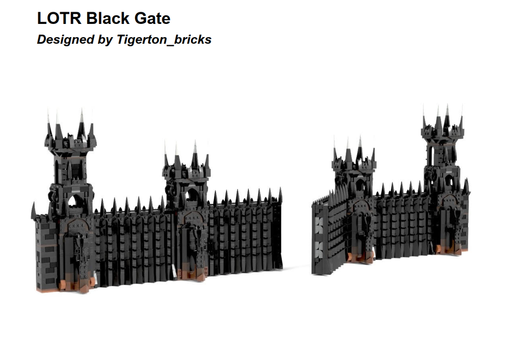 Lego LOTR Black Gate