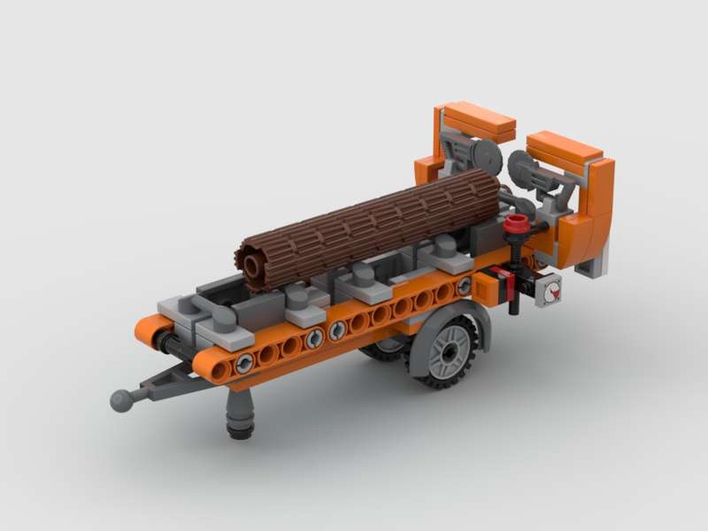 Lego Mobiles Sägewerk - mobile sawmill