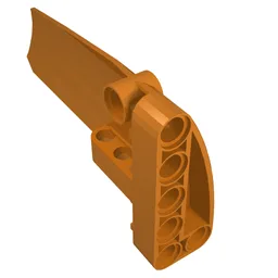 Technic Panel Fairing #17 Large Smooth, Side A / Orange