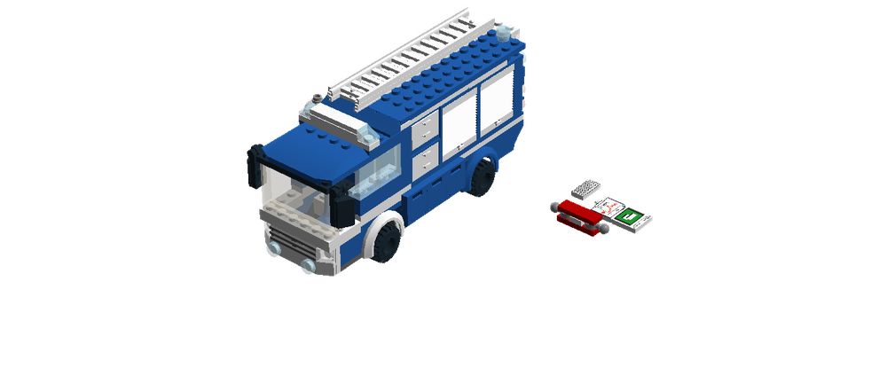 Lego THW GKW (Gerätekraftwagen)