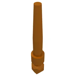 Equipment Wand [Individual] / Dark Orange