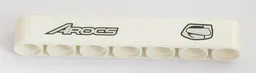 Technic, Liftarm Thick 1 x 7 with Silver 'AROCS' and Silver Handle Pattern Model Left Side (Sticker) - Set 42043