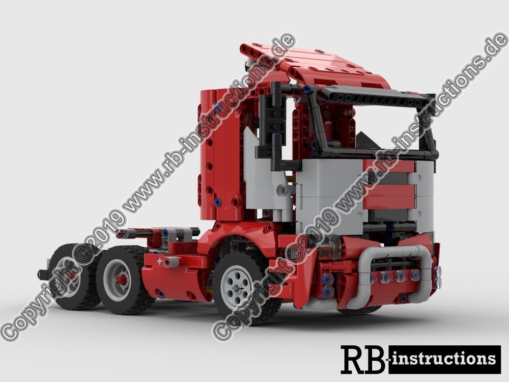 Lego 42098 C-Model -> 3 Axle Tractor Unit