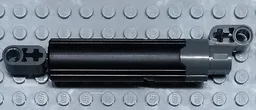 Technic Linear Actuator with Dark Bluish Gray Ends [Black Version]