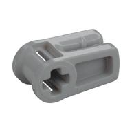 Lego Wire Clip with Axle Hole / Light Bluish Gray