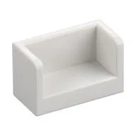Panel 1 x 2 x 1 with Rounded Corners and 2 Sides