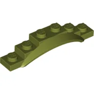 Wheel Arch, Mudguard, 1 1/2 x 6 x 1 [Arch Extended] / Olive Green
